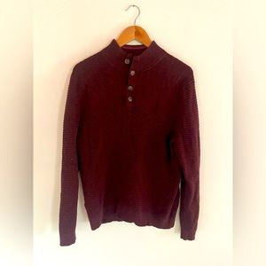 Tommy Bahama cardigan- maroon